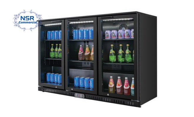 Back Bar with Hinged Door