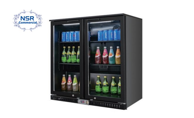 Back Bar with Hinged Door 