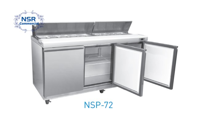 SALAD AND SANDWICH PREP TABLE